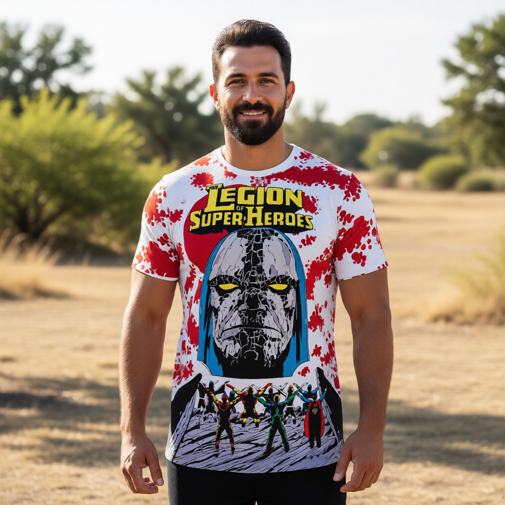 LEGION OF SUPERHEROES 294  All Over Print Shirt & Tank Top -THE GREAT DARKNESS SAGA