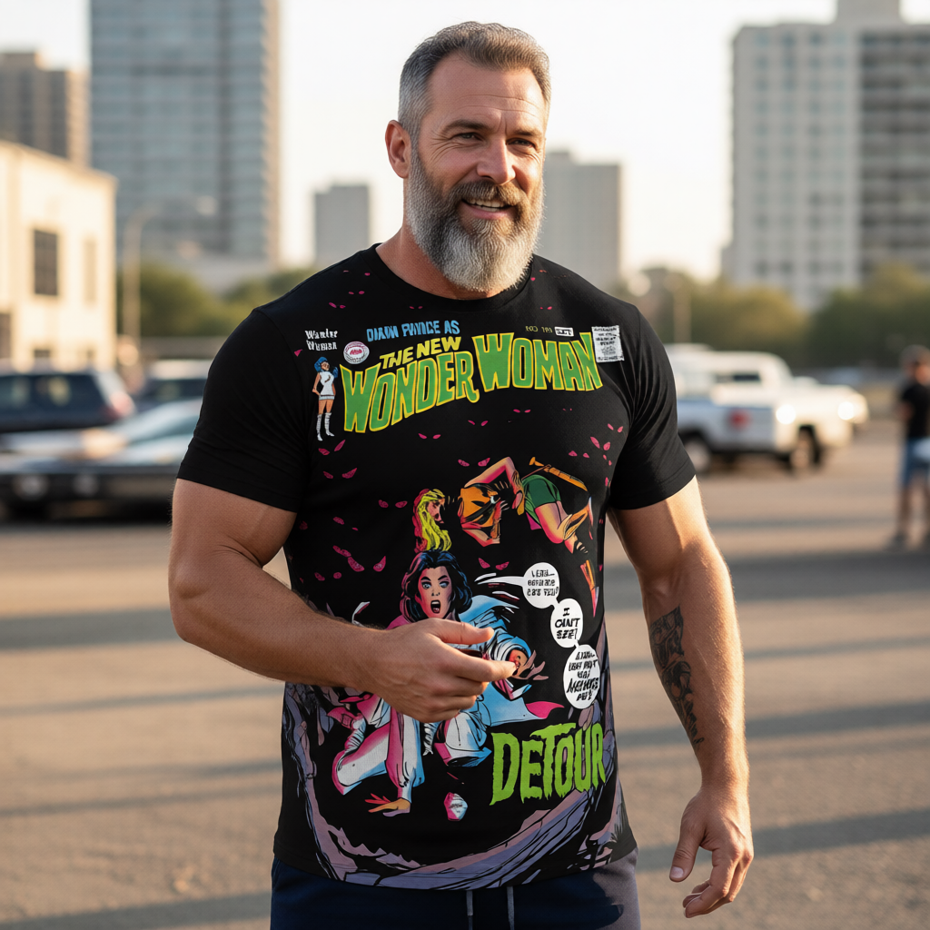 WONDER WOMAN 190 All Over Print Shirt & Tank Top