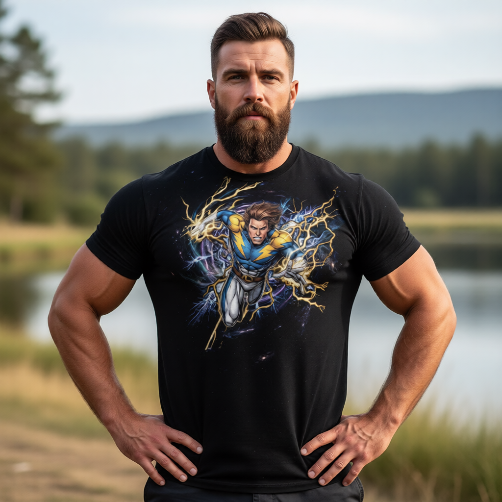 LIGHTNING LAD RUSH All Over Print Shirt & Tank Top - LEGION RUSH SERIES - ORIGINAL ART