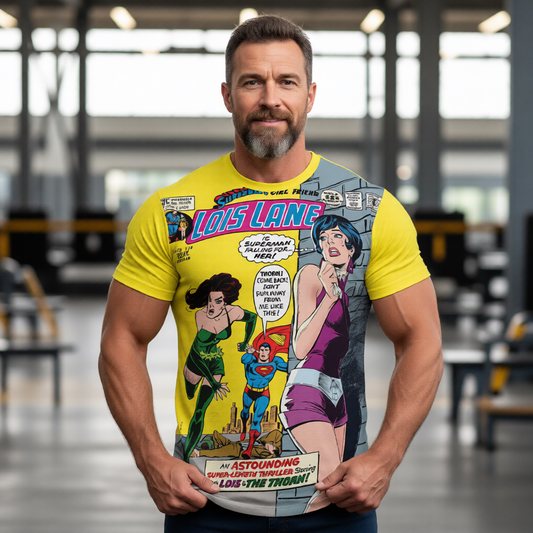 LOIS LANE 114 All Over Print Shirt & Tank Top - SUPERMAN'S GIRLFRIEND