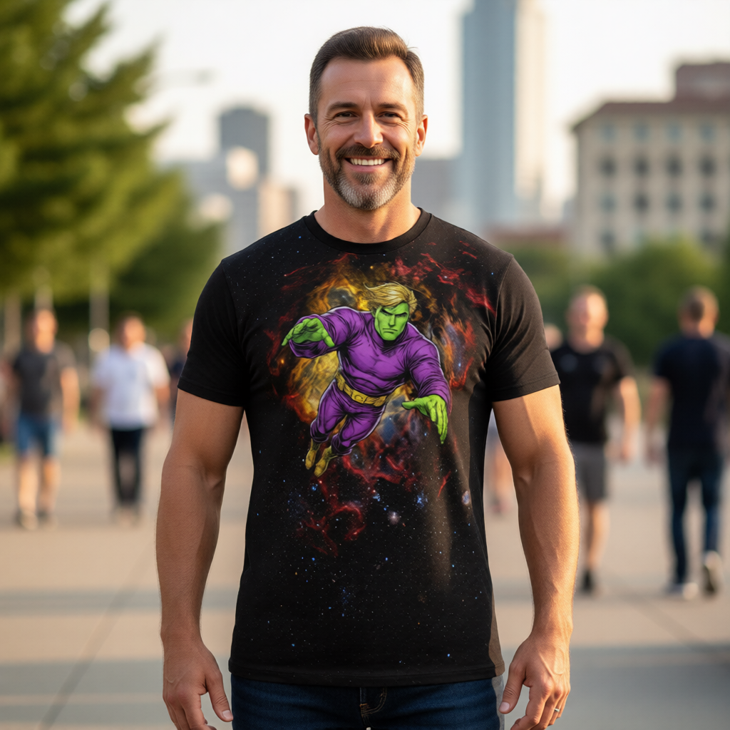 BRAINIAC 5 RUSH All Over Print Shirt & Tank Top - LEGION RUSH SERIES - ORIGINAL ART