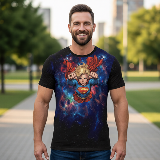 SUPERGIRL RUSH All Over Print Shirt & Tank Top - LEGION RUSH SERIES - ORIGINAL ART