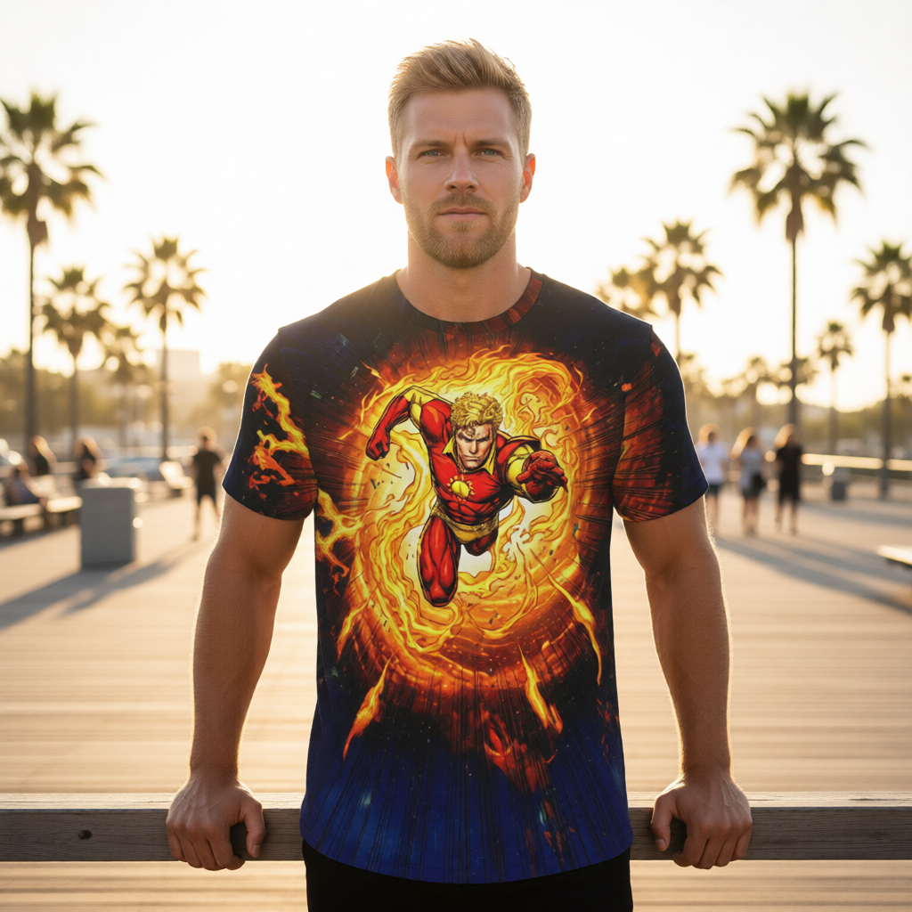 SUN BOY RUSH All Over Print Shirt & Tank Top - LEGION RUSH SERIES - ORIGINAL ART