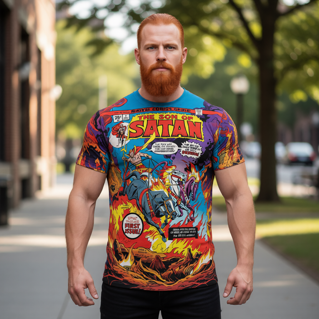 SON OF SATAN 1 All Over Print Shirt & Tank Top