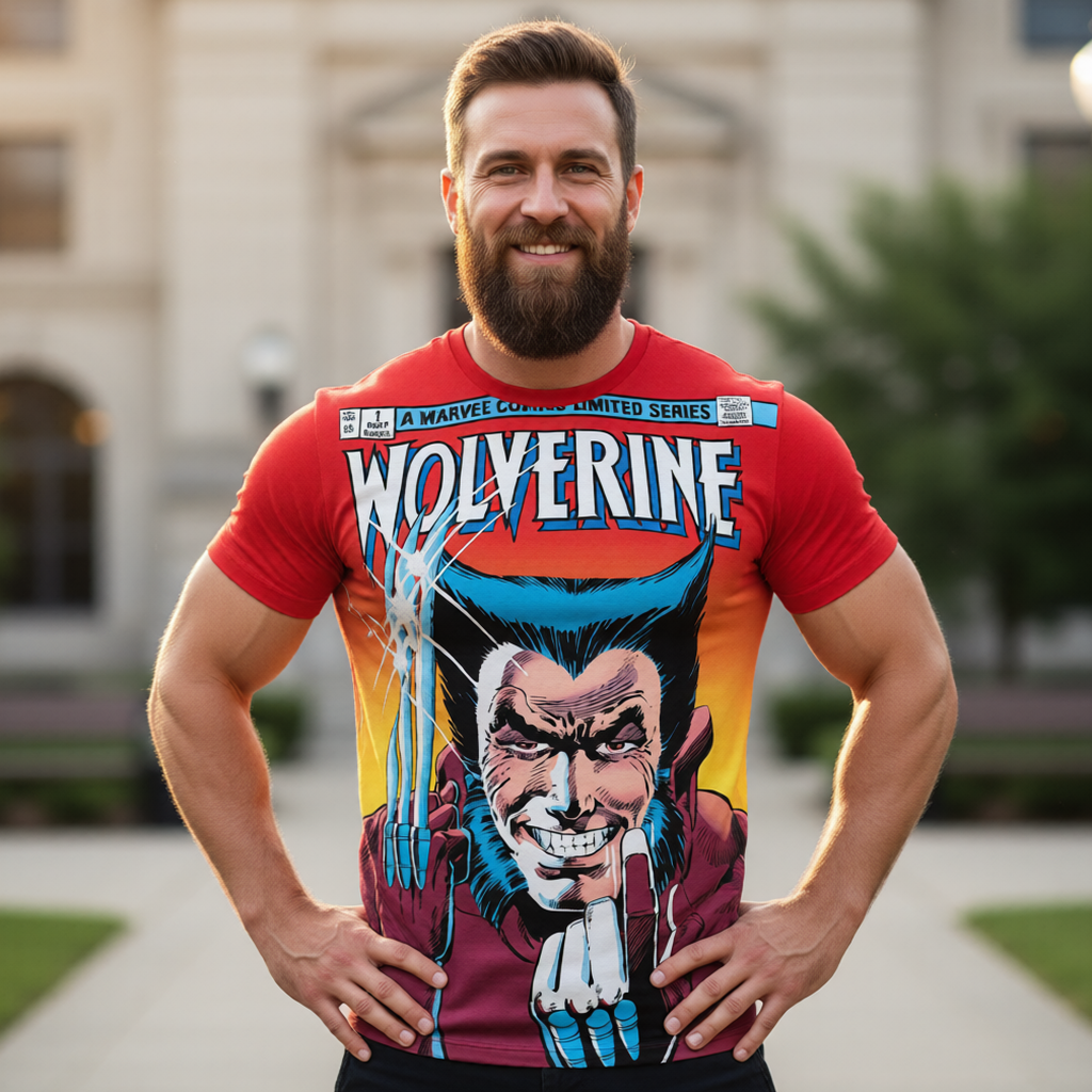 WOLVERINE 1 All Over Print Shirt & Tank Top