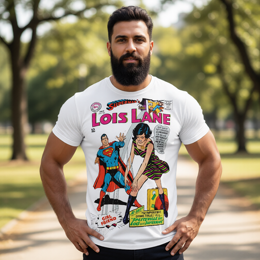 LOIS LANE 80 All Over Print Shirt & Tank Top - SUPERMAN'S GIRLFRIEND