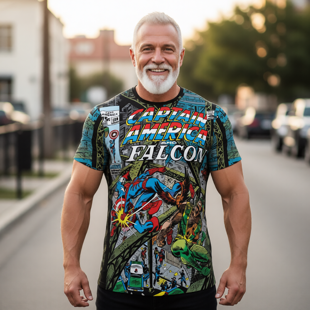 CAPTAIN AMERICA 144 All Over Print Shirt & Tank Top
