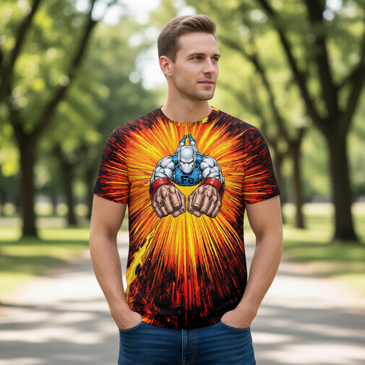 FERRO LAD RUSH All Over Print Shirt & Tank Top - ORIGINAL ART BY EKA