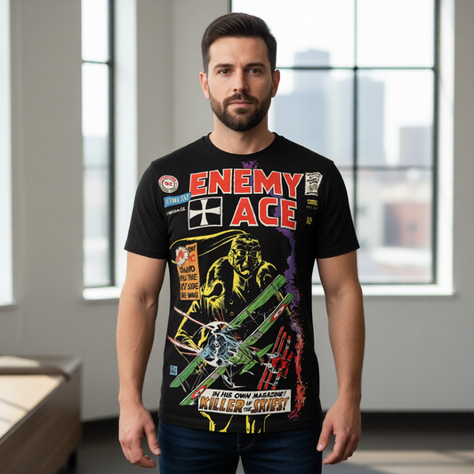 SHOWCASE 57 ALL OVER PRINT SHIRT OR TANK - ENEMY ACE