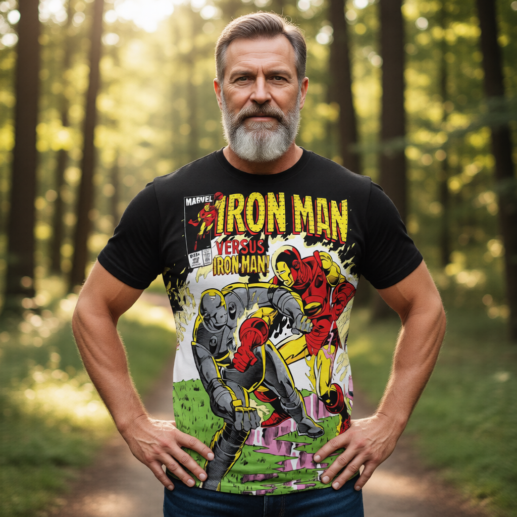 IRON MAN 192 ALL OVER PRINT SHIRT OR TANK