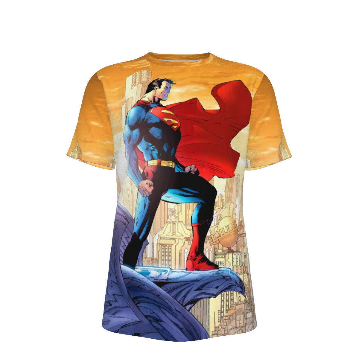 SUPERMAN WW1 COVER ALL OVER PRINT SHIRT OR TANK -JIM LEE ART