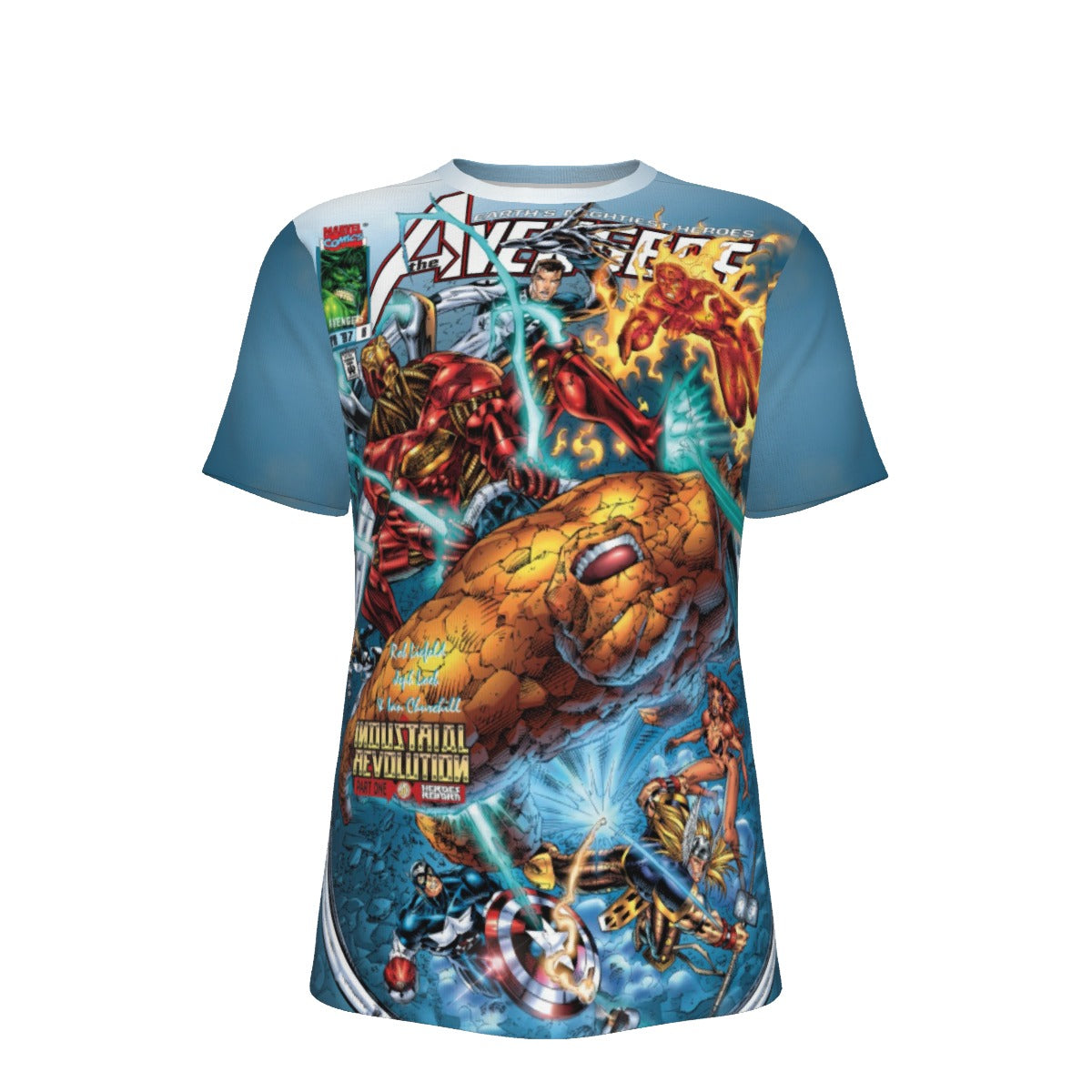 AVENGERS 6 '97 All Over Print Shirt & Tank Top - ROB LIEFELD ART