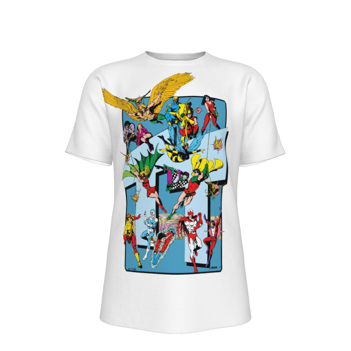 TEEN TITANS WEST TT All Over Print Shirt & Tank Top -GEORGE PEREZ ART