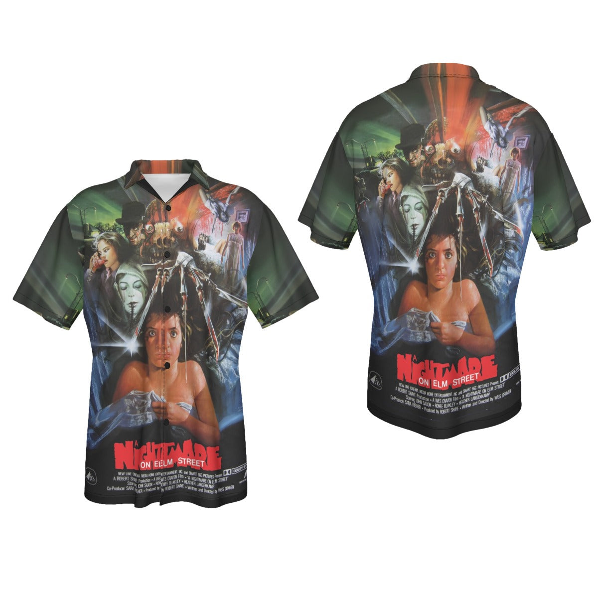 NIGHTMARE ON ELM STREET MOVIE POSTER All Over Print Shirt & Tank Top
