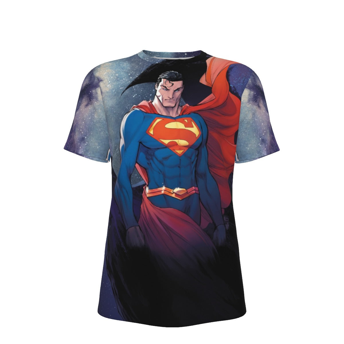 SUPERMAN: DARK KNIGHT: METAL 1 VAR COVER ALL OVER PRINT SHIRT OR TANK -MICHAEL TURNER ART