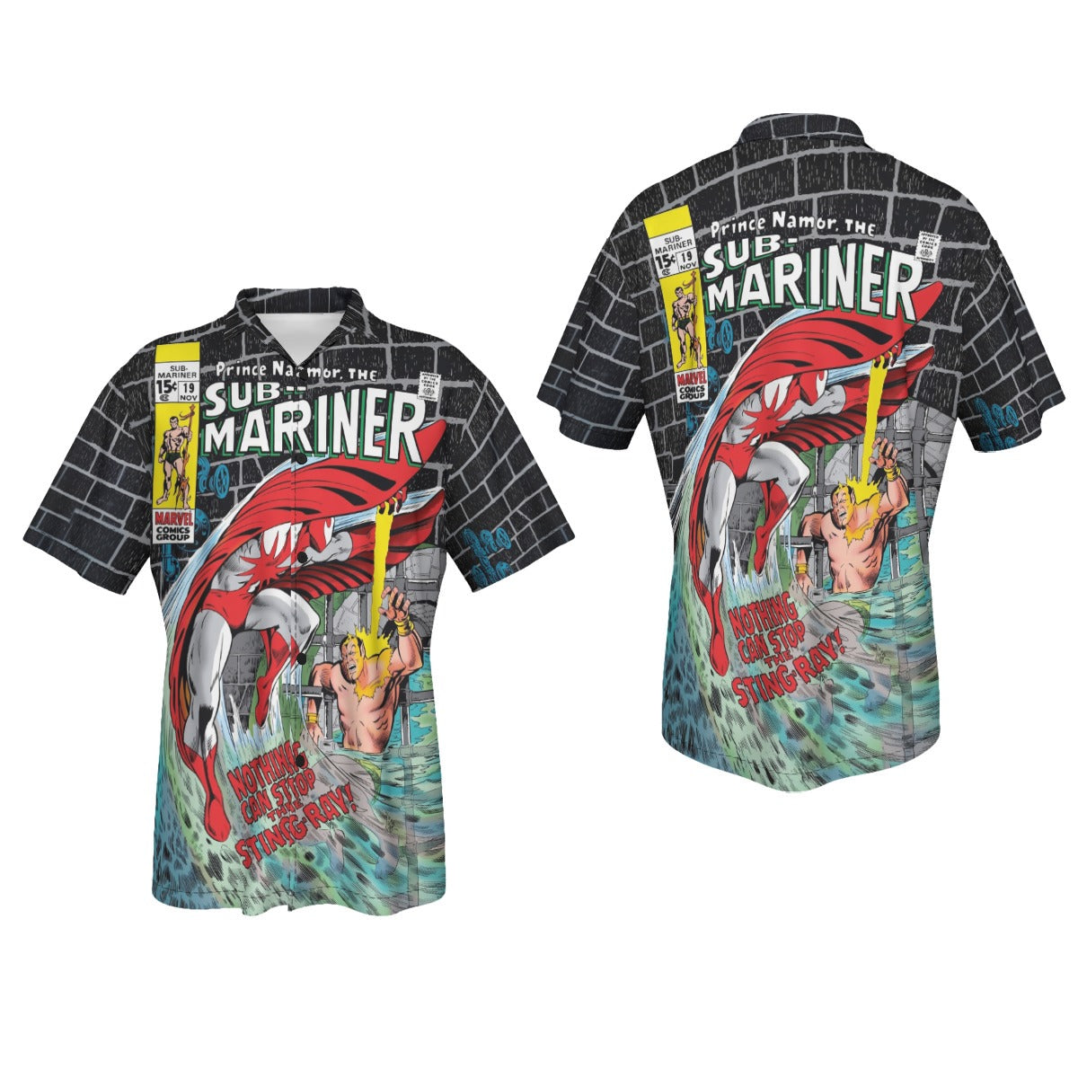 SUBMARINER 19 All Over Print Shirt & Tank Top - STINGRAY