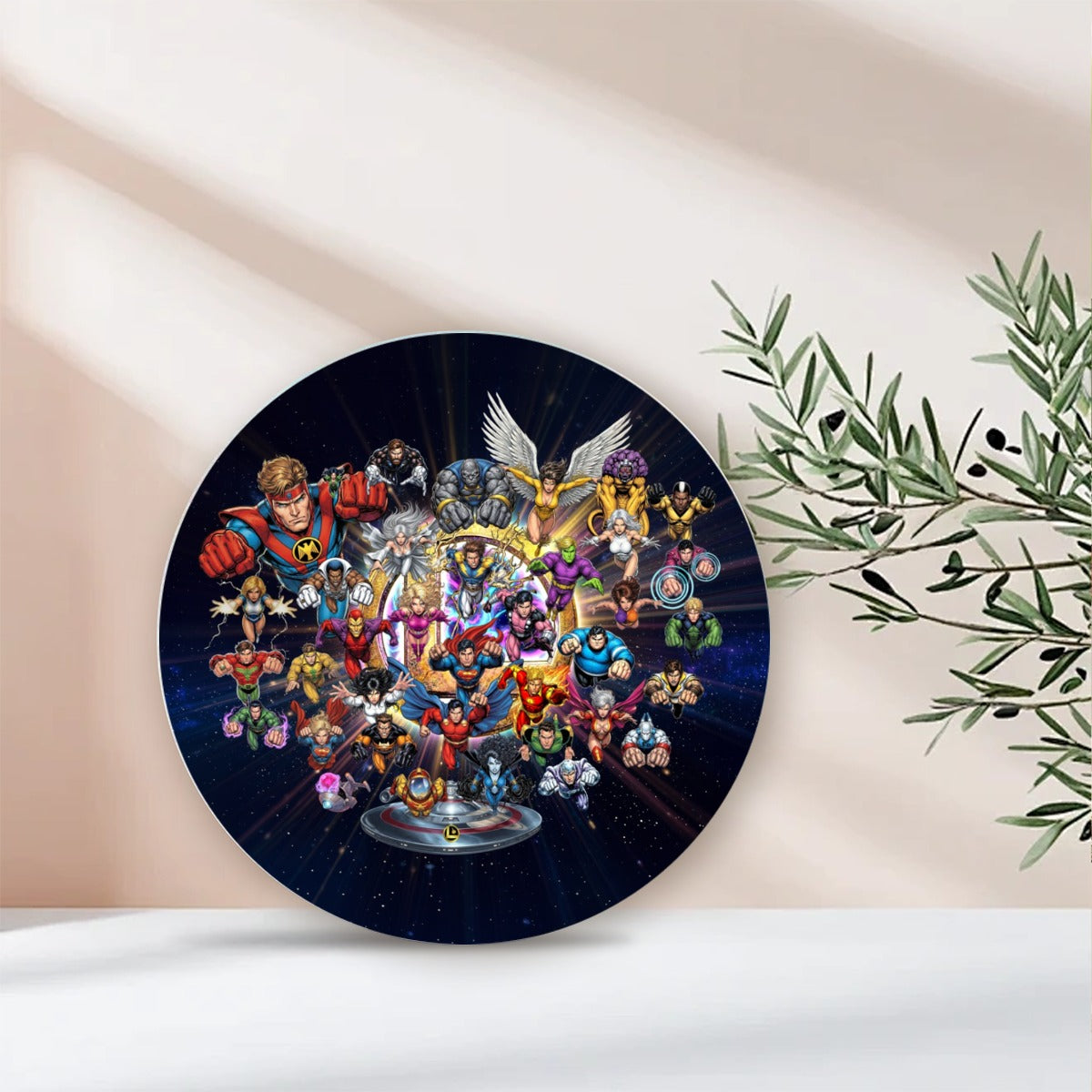 LEGION RUSH TEAM ROUND METAL - ALUMINUM