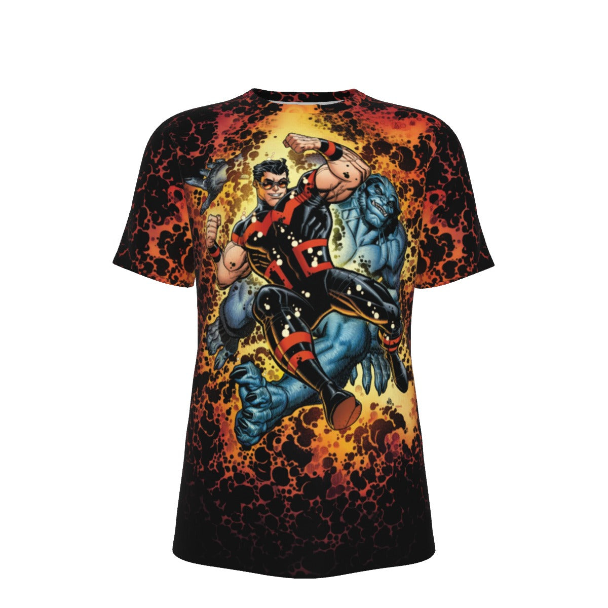 XMEN 2 All Over Print Shirt & Tank Top - WONDERMAN AND BEAST