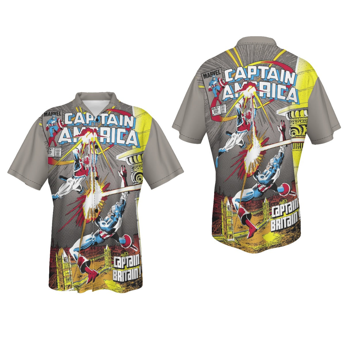 CAPTAIN AMERICA 305 ALL OVER PRINT SHIRT OR TANK