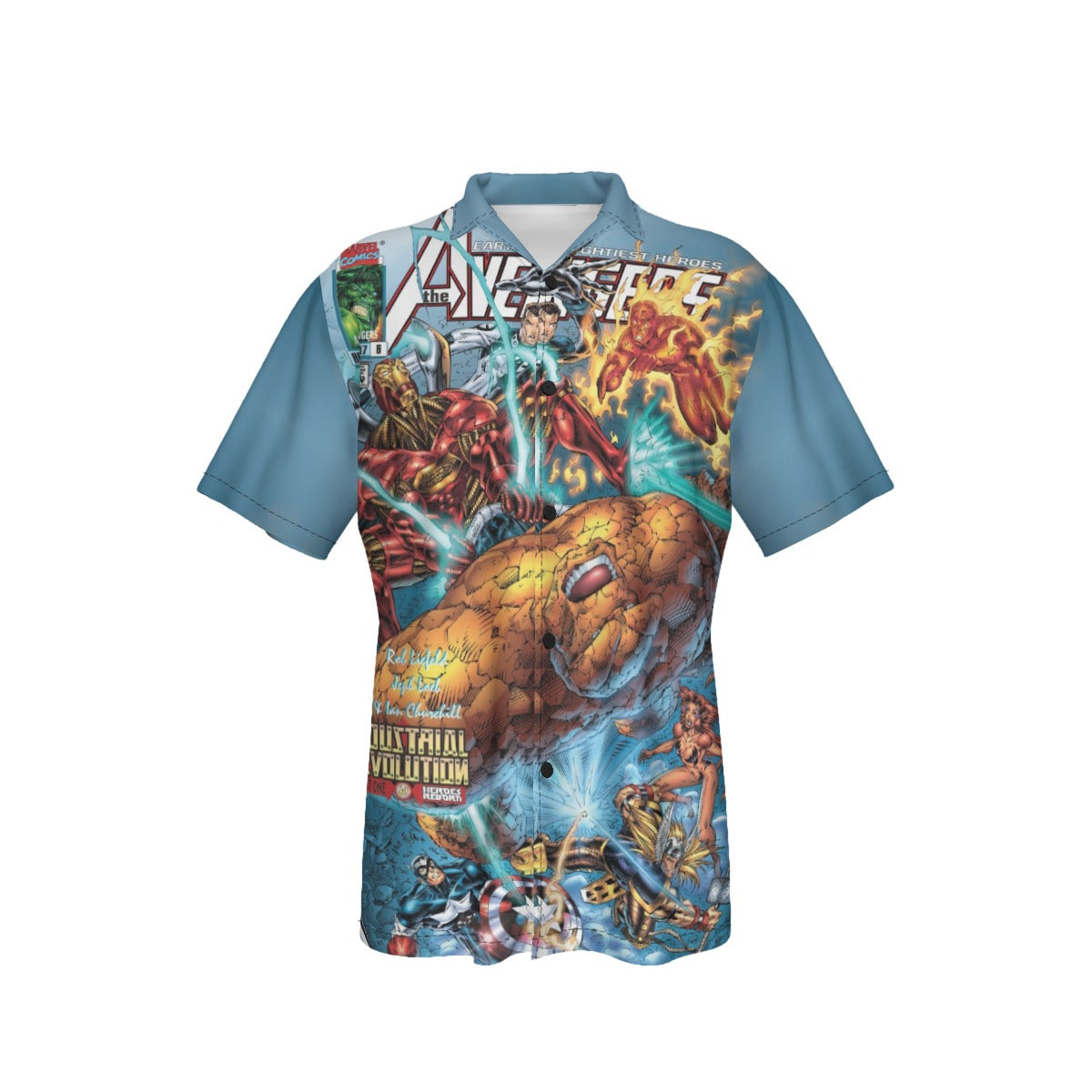 AVENGERS 6 '97 All Over Print Shirt & Tank Top - ROB LIEFELD ART