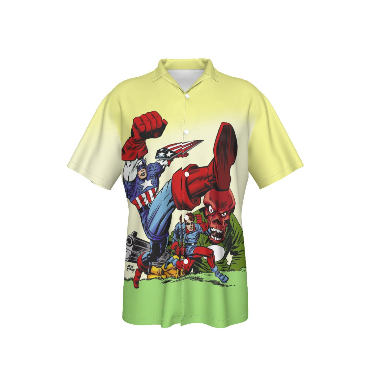 CAPTAIN AMERICA KIRBY STYLE ALL OVER PRINT SHIRT OR TANK