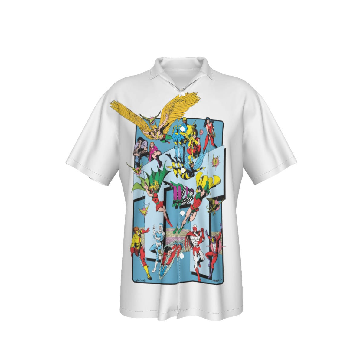 TEEN TITANS WEST TT All Over Print Shirt & Tank Top -GEORGE PEREZ ART