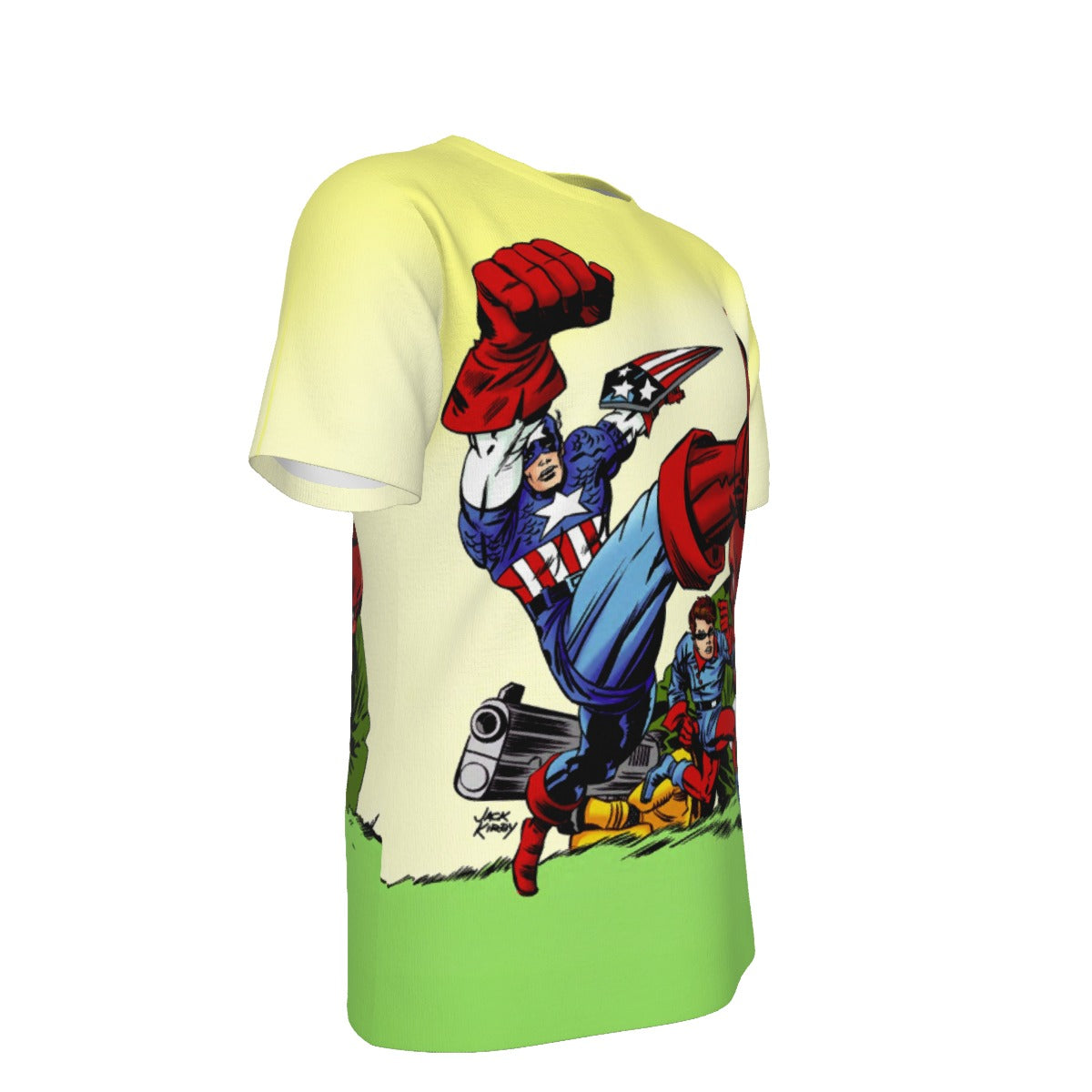 CAPTAIN AMERICA KIRBY STYLE ALL OVER PRINT SHIRT OR TANK