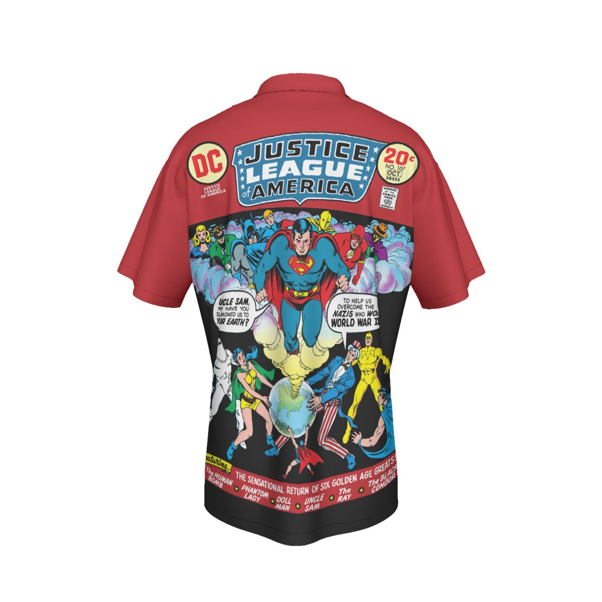 JLA 107 FREEDOM FIGHTERS ALL-OVER PRINT SHIRT AND TANK TOP