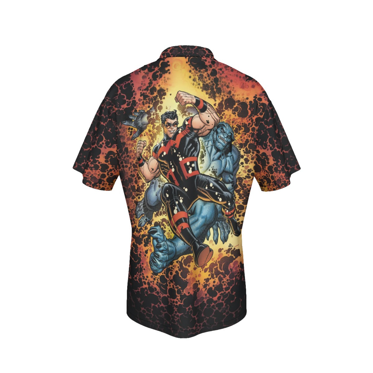 XMEN 2 All Over Print Shirt & Tank Top - WONDERMAN AND BEAST