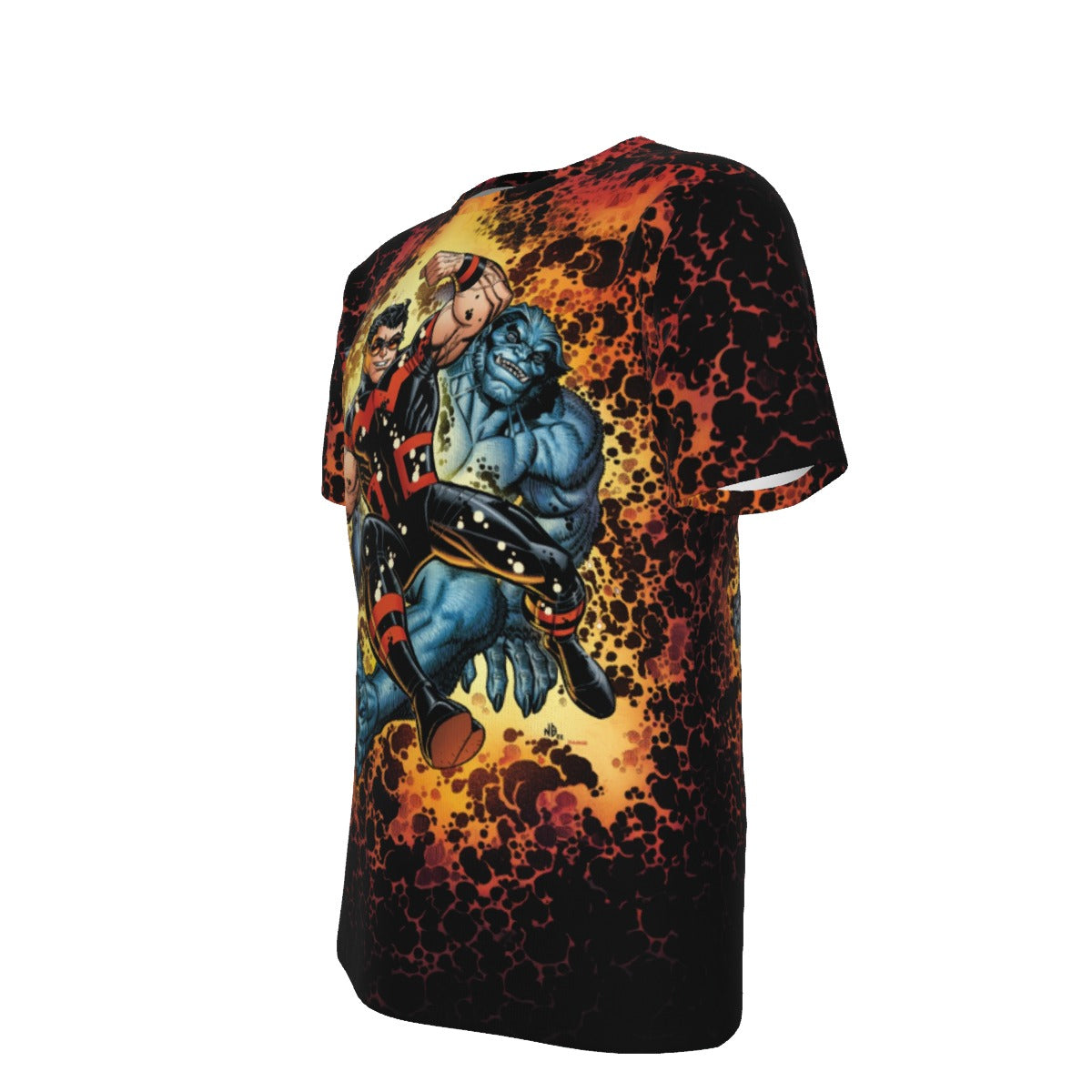 XMEN 2 All Over Print Shirt & Tank Top - WONDERMAN AND BEAST